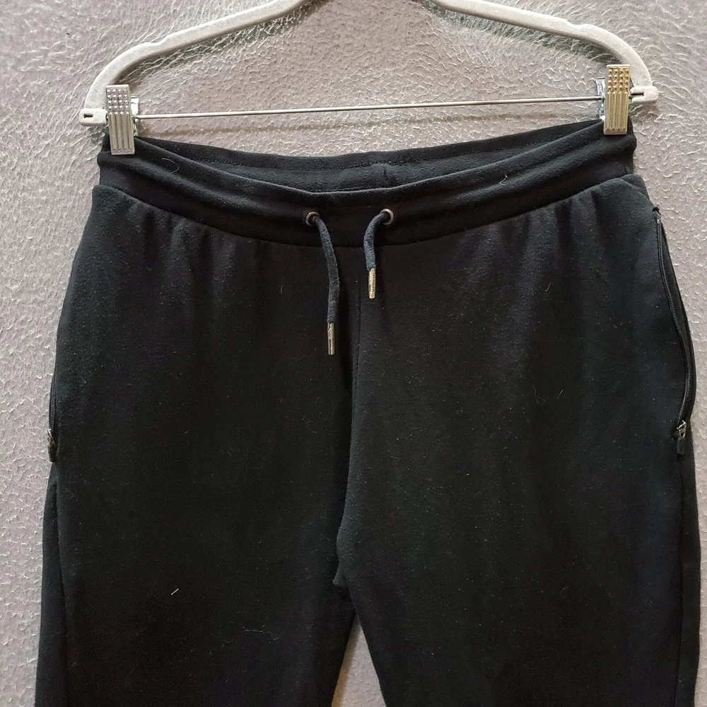 Alphalete‎ Men Activewear Pants Medium Black Jogger Logo Embroidered READ